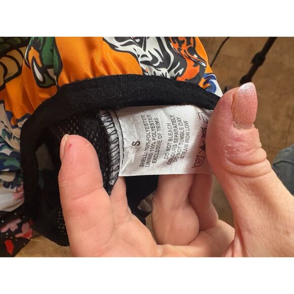 Reason Windbreaker hooded jacket small dragon tiger half zip - Picture 5 of 8